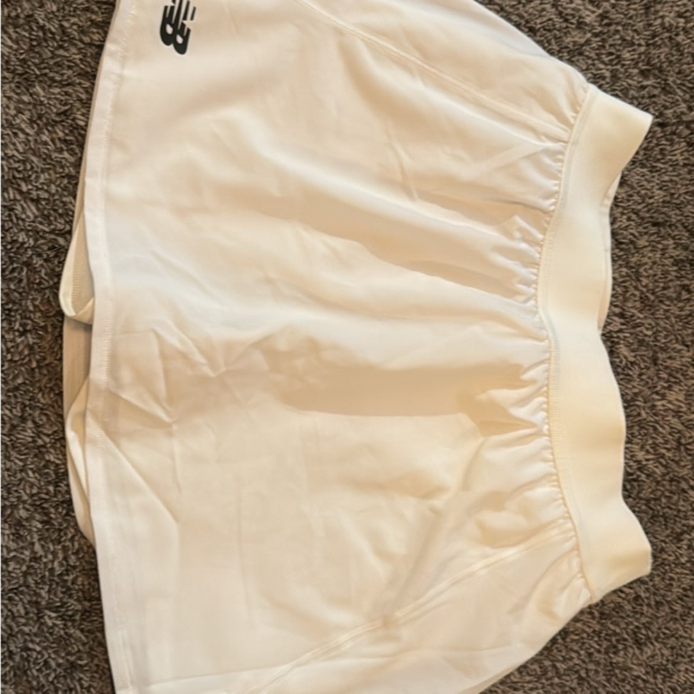 New Balance White Athletic Skirt